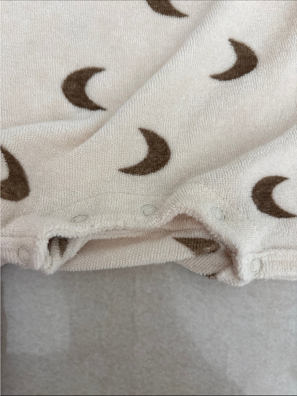 Organic Zoo Gold Midnight Terry Romper - Picture 6 of 8